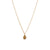 Apollo Necklace Green Onyx Gold