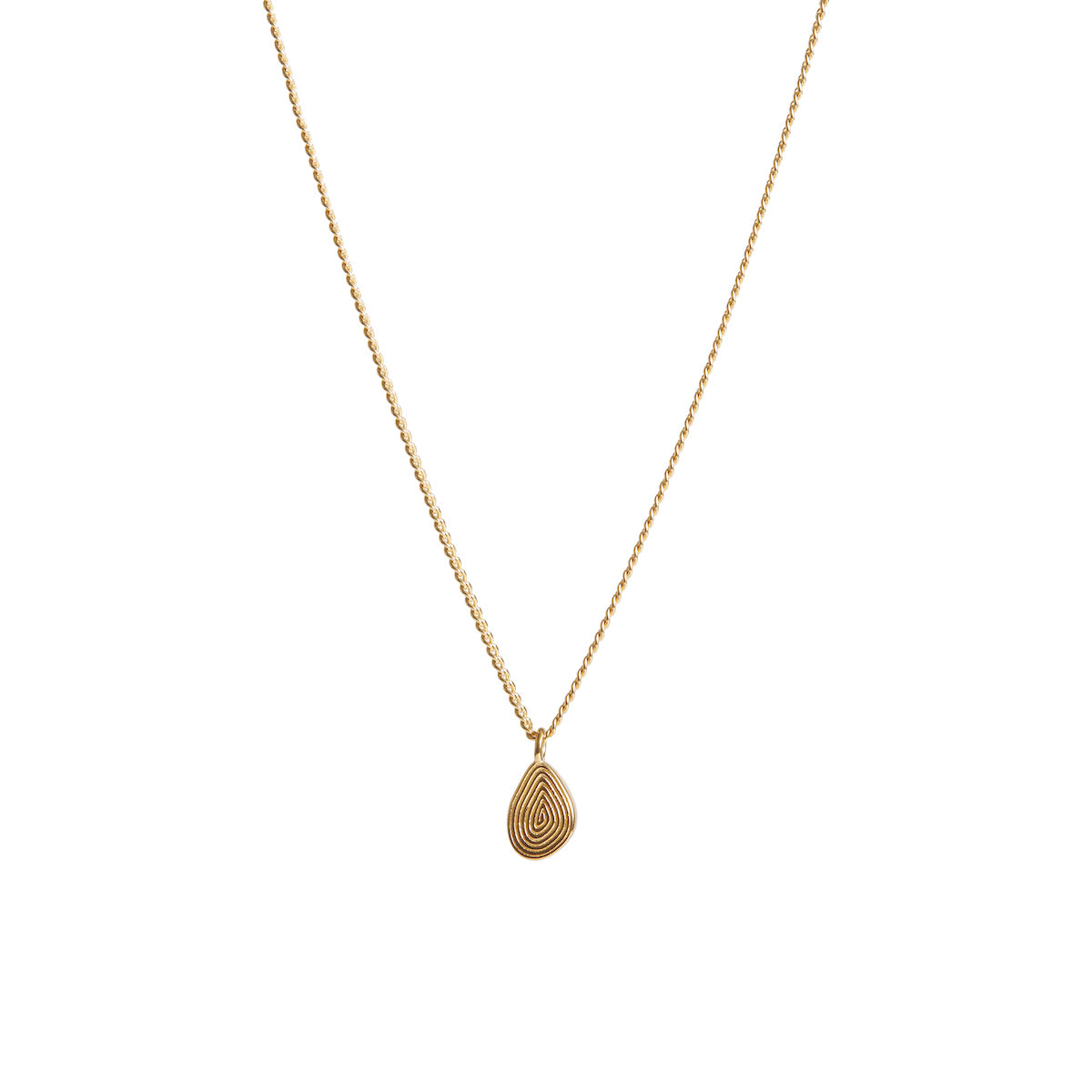 Apollo Necklace Green Onyx Solid Gold
