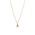 Apollo Necklace Green Onyx Gold
