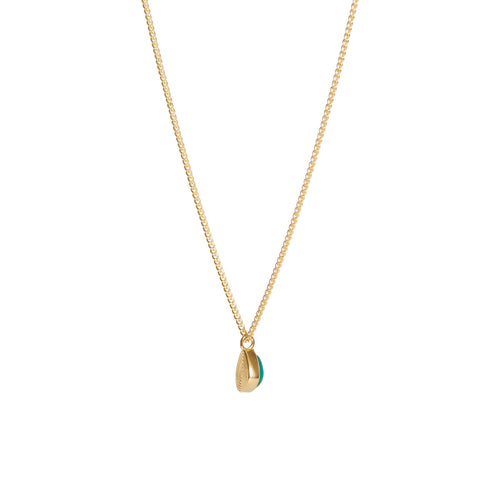 Apollo Necklace Green Onyx Solid Gold Rachel Entwistle