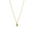 Apollo Necklace Green Onyx Solid Gold