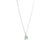 Apollo Necklace Green Onyx Silver