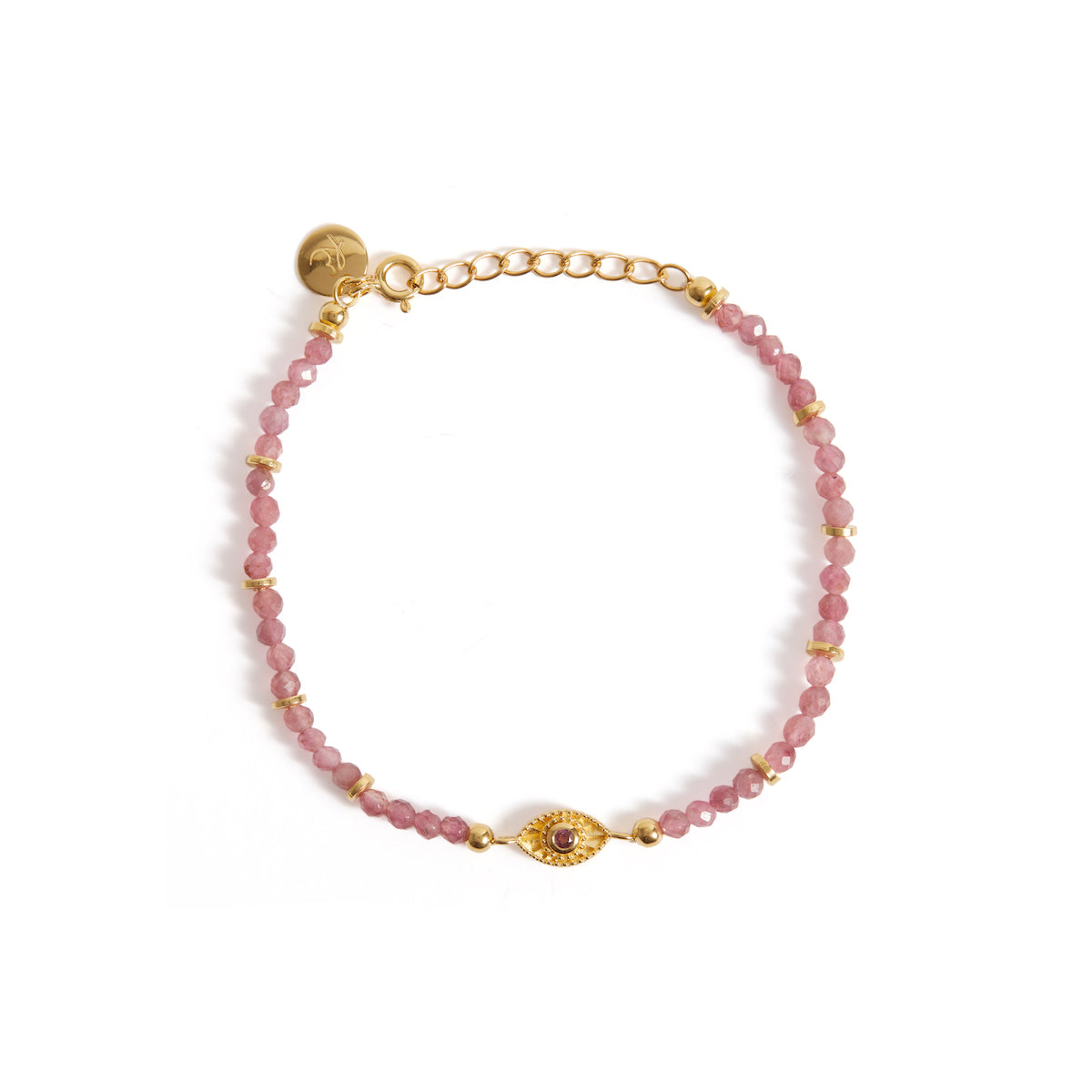 Rays of Light Bracelet Tourmaline Gold