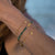 Rays of Light Bracelet Green Onyx Gold