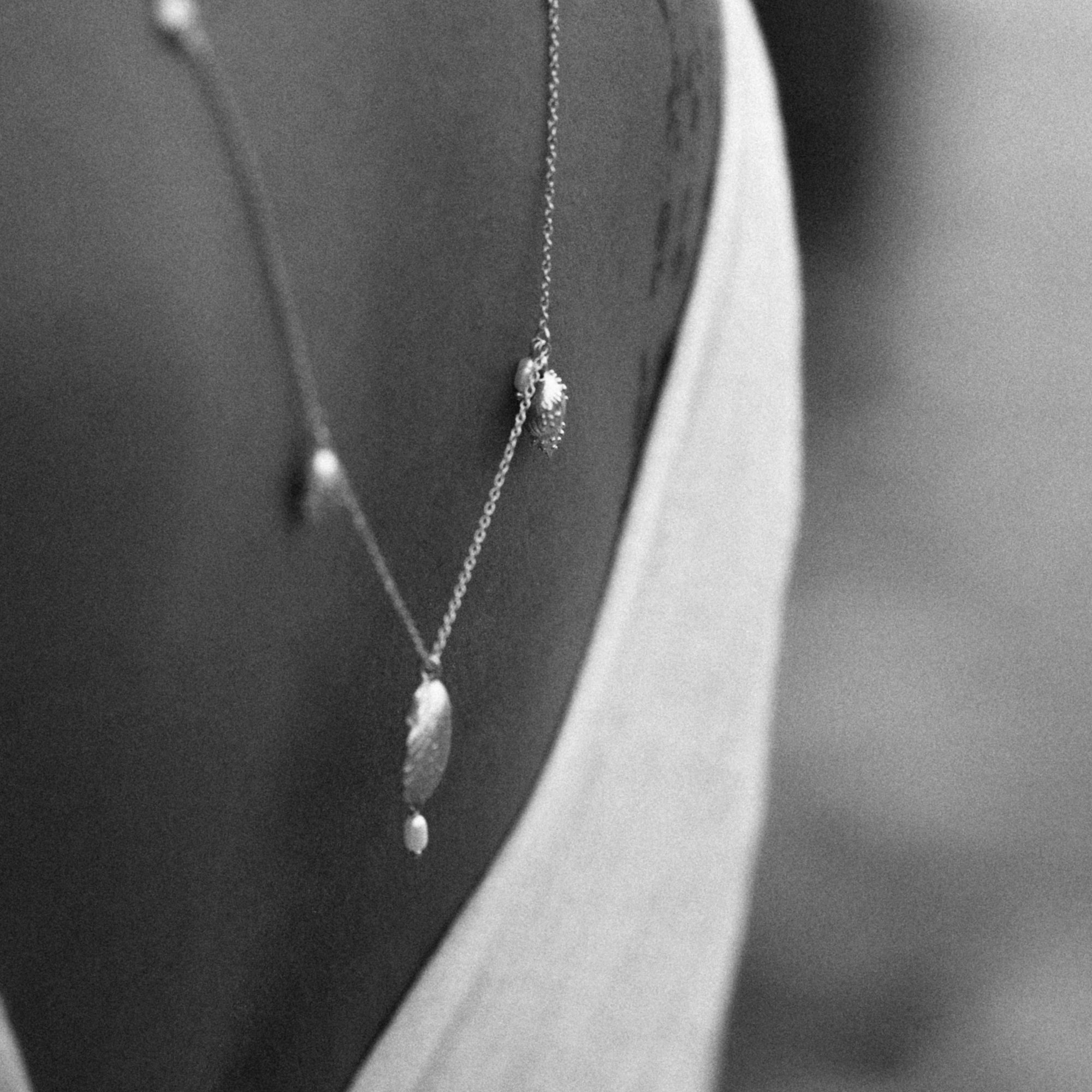 Calypso Pearl Necklace Silver