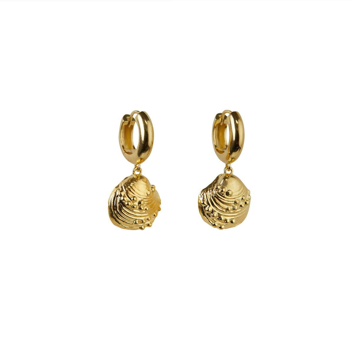 Calypso Chunky Hoop Earrings Gold