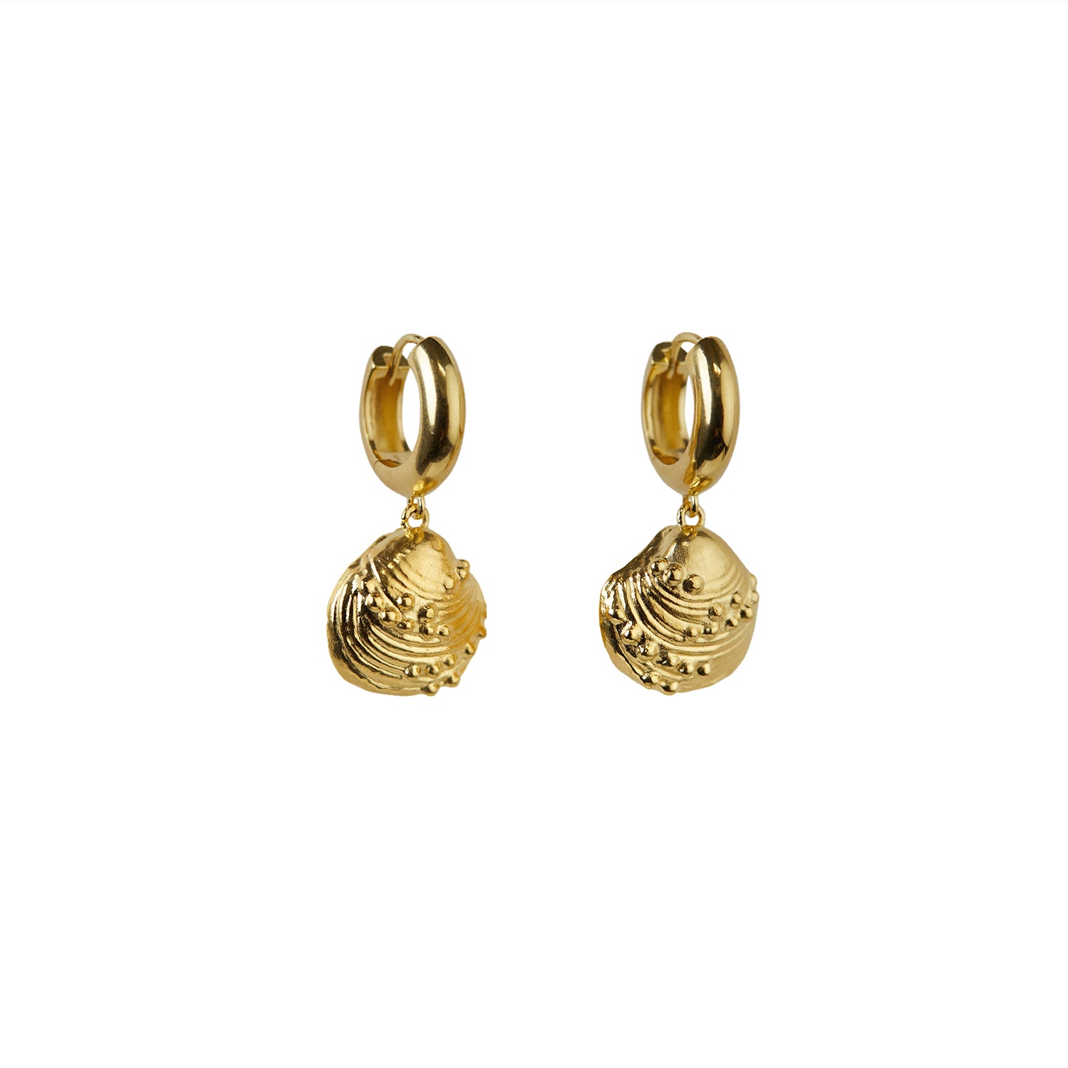 Calypso Chunky Hoop Earrings Gold