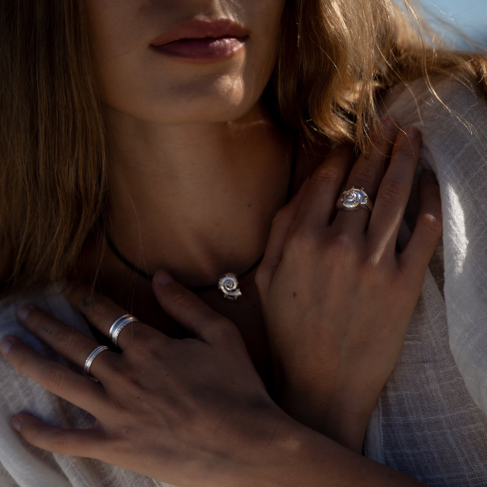 Galatea Slim Band Ring Silver
