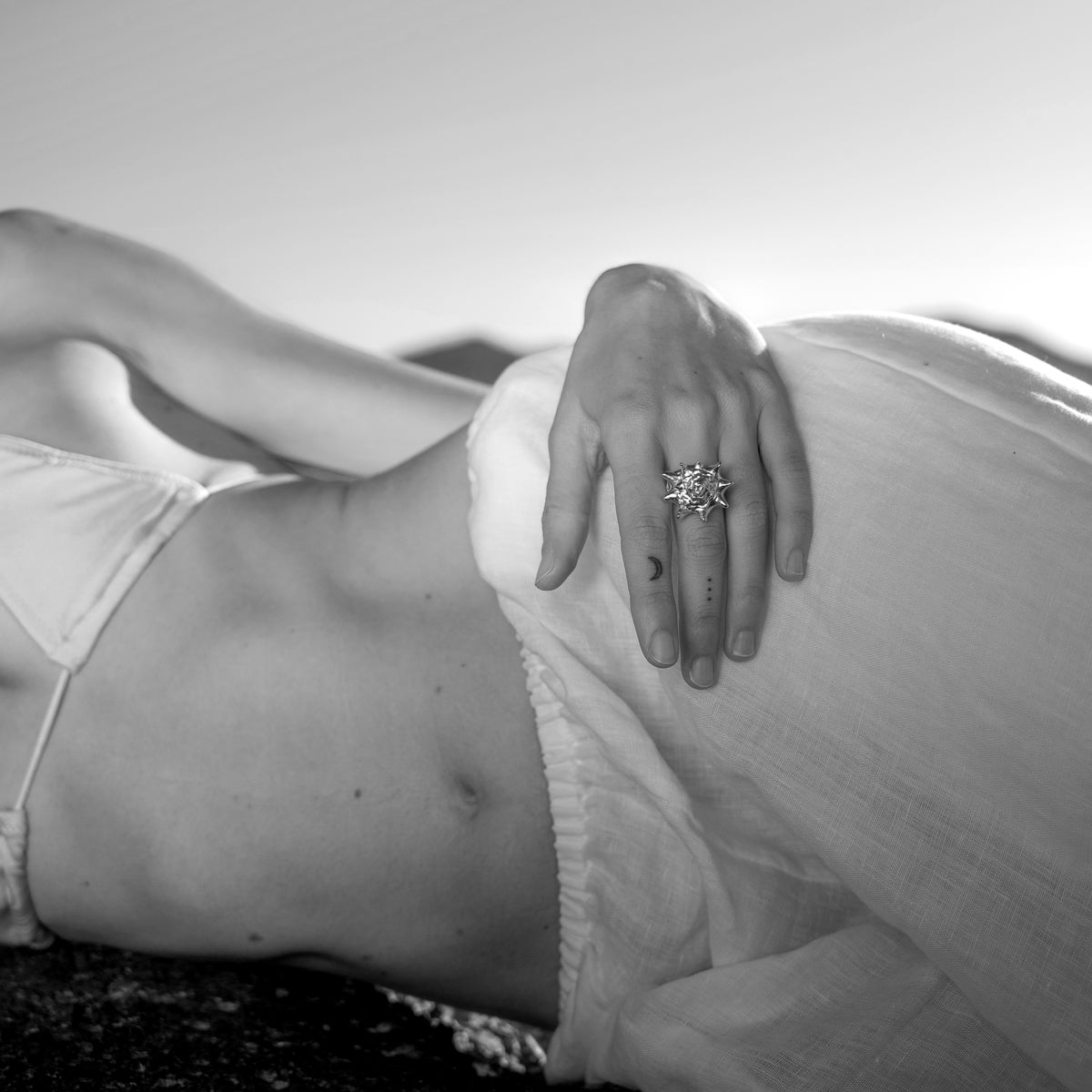 Queen Conch Mini Ring Silver
