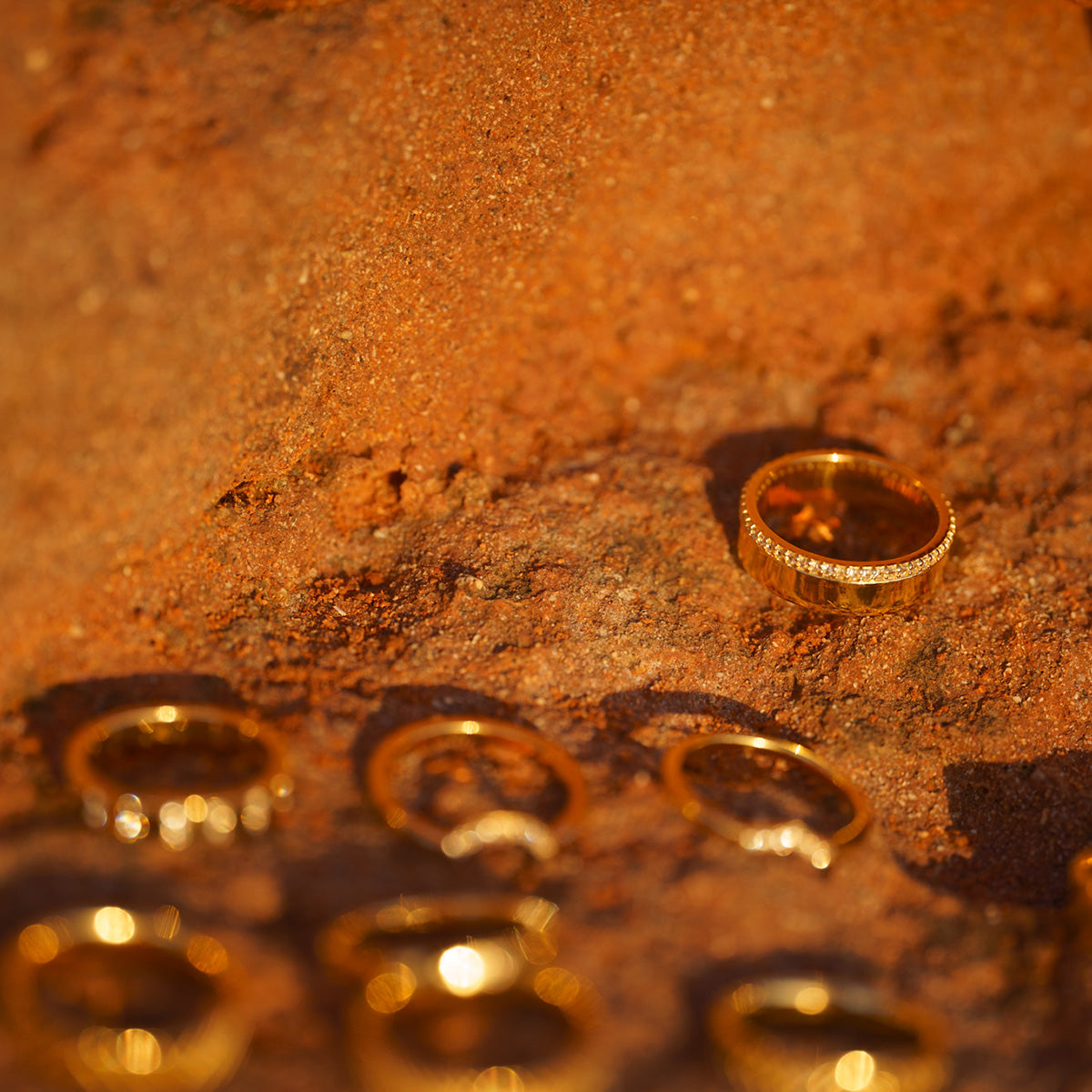 Nimbus Diamond Ring Solid Gold