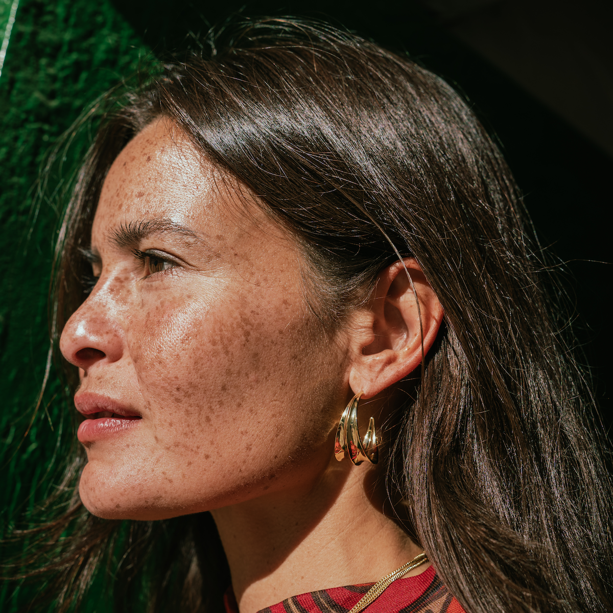 Athena Hoop Earrings Gold