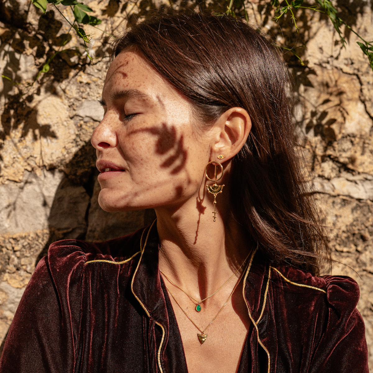 Modern Primitive Mini Necklace Gold