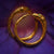 Ouroboros Snake Hoops Gold