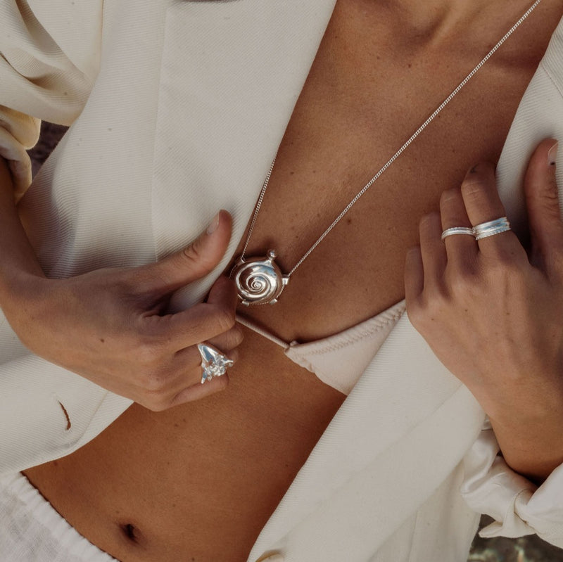 Galatea Slim Band Ring Silver