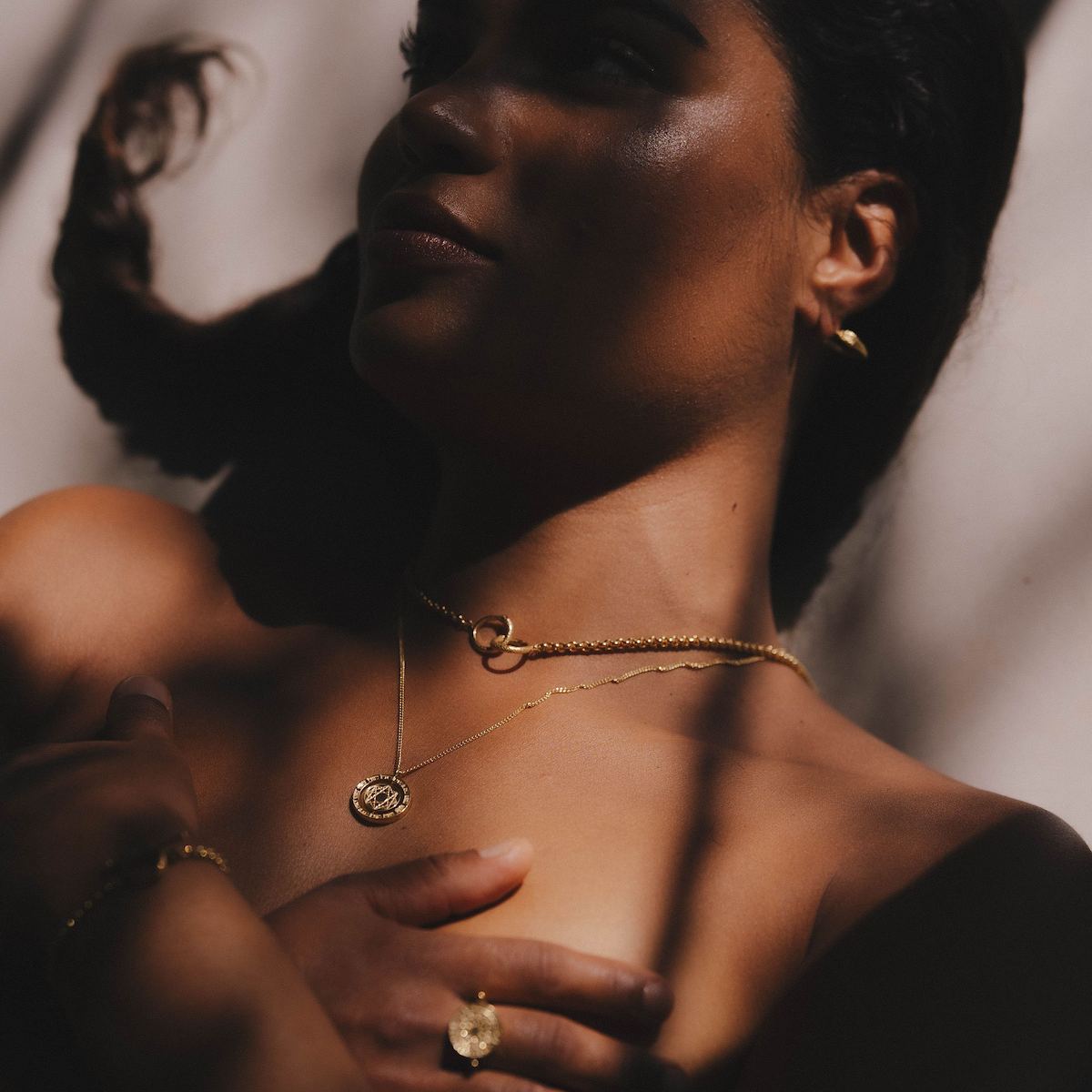 Ouroboros Chain Necklace Solid Gold