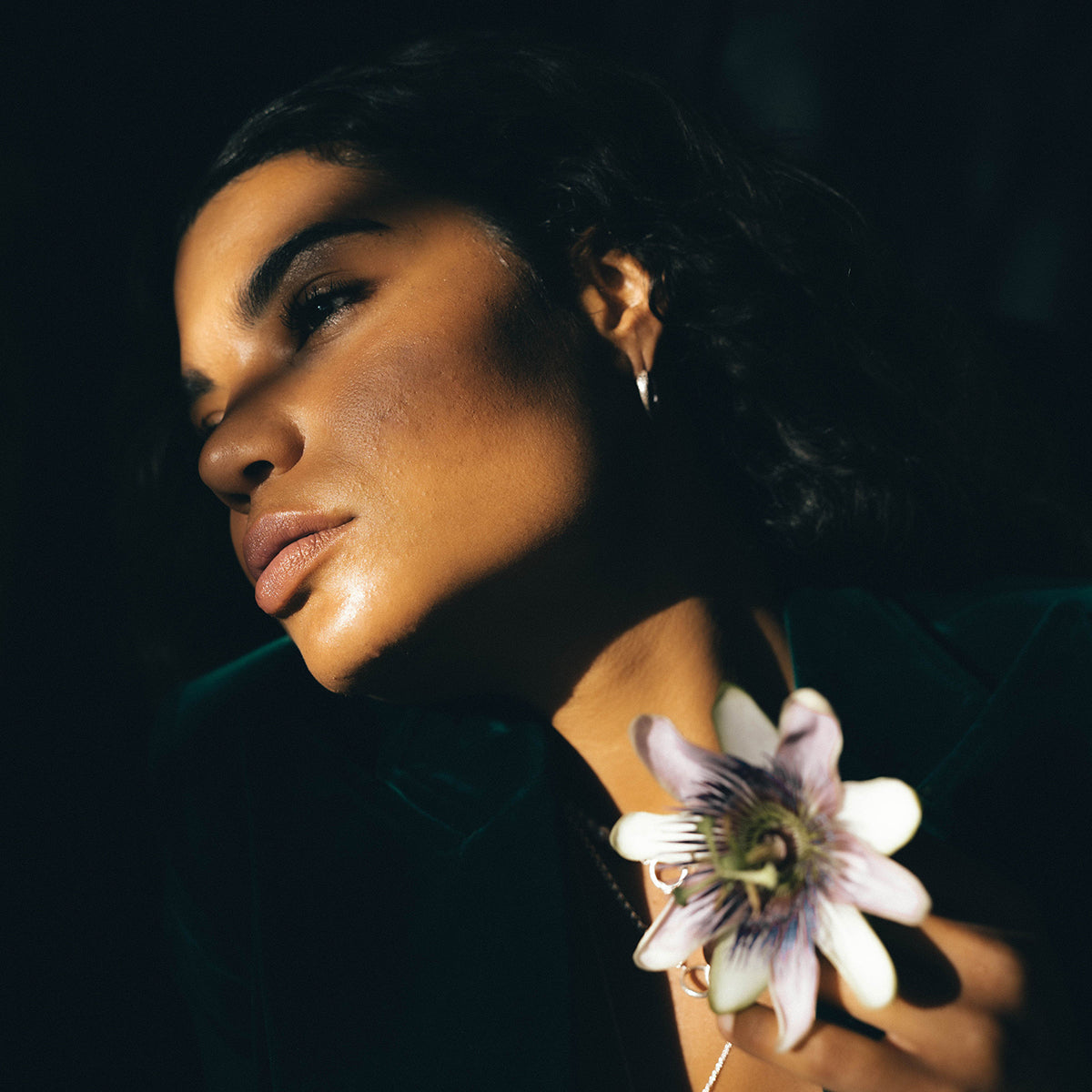 Ouroboros Snake Hoops Silver