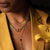 Ouroboros Onyx Necklace Gold