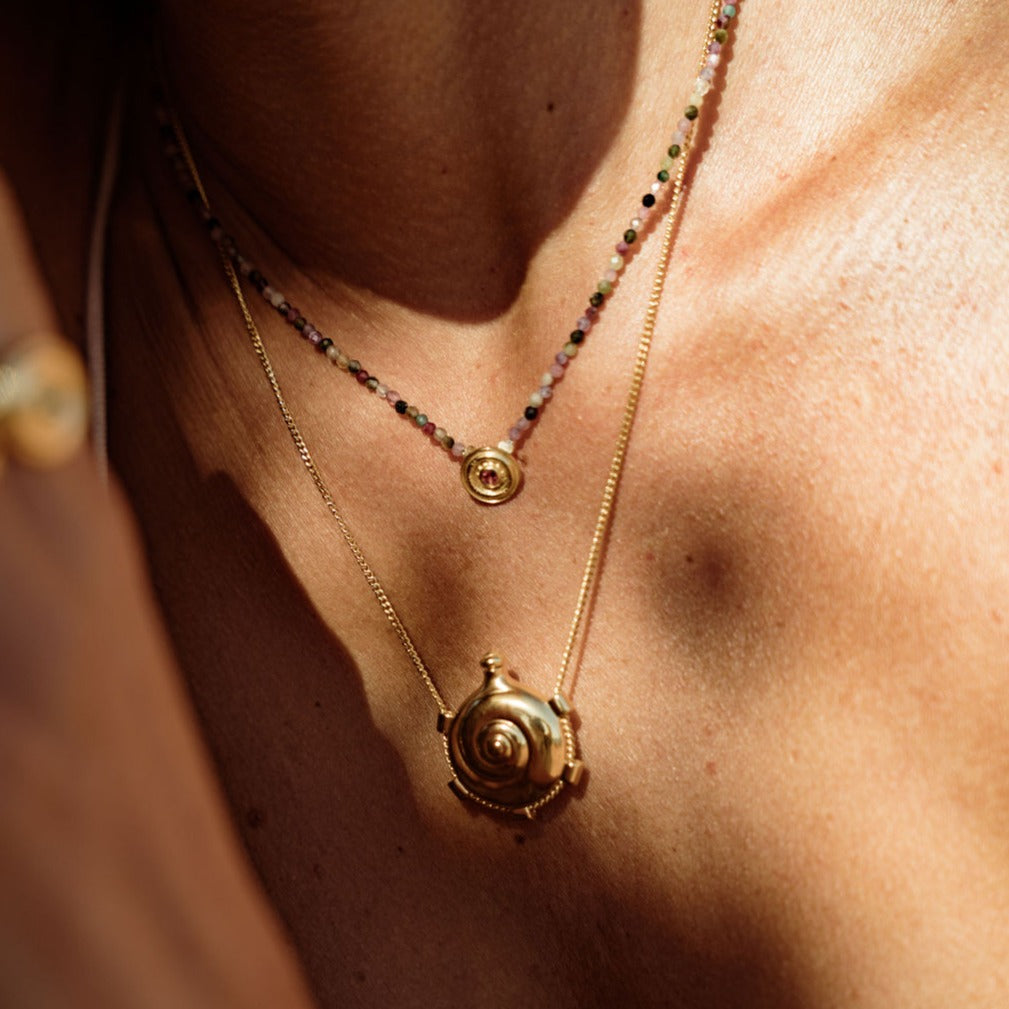 Amphora Mini Necklace Gold