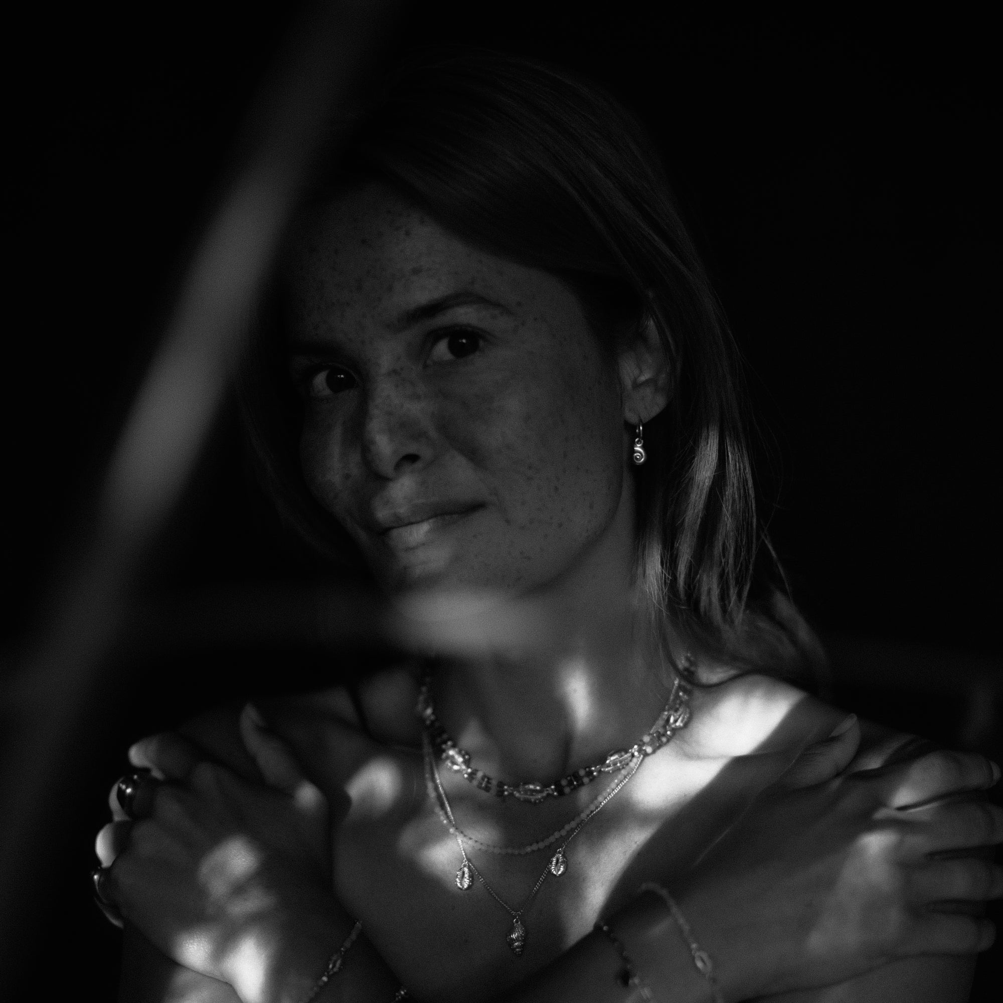 Inanna Spiral Mini Hoop Earrings Silver