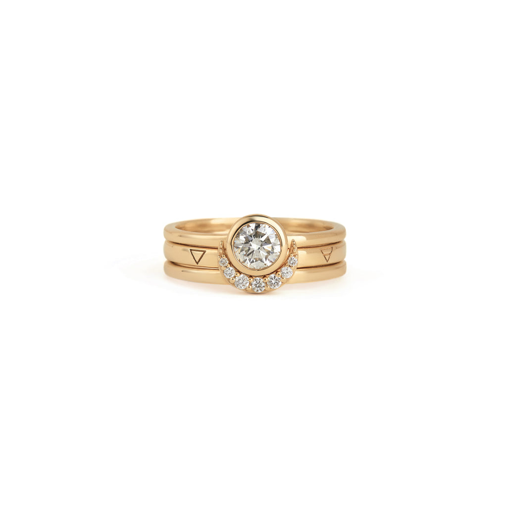 Eclipse Fine Stack Diamond Solid