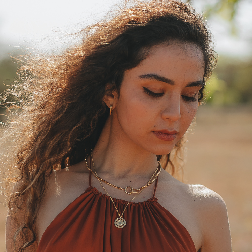 Ouroboros Snake Hoops Solid Gold