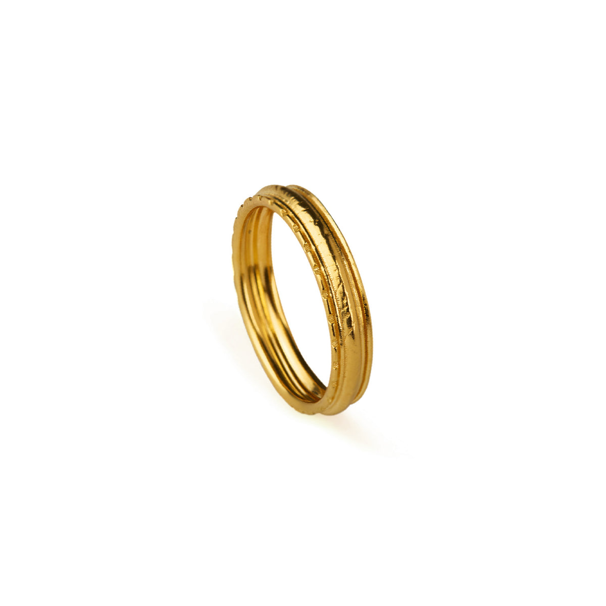 Galatea Slim Band Ring Solid Gold
