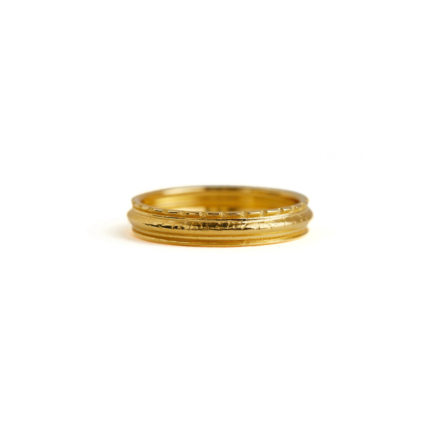 Galatea Slim Band Ring Solid Gold