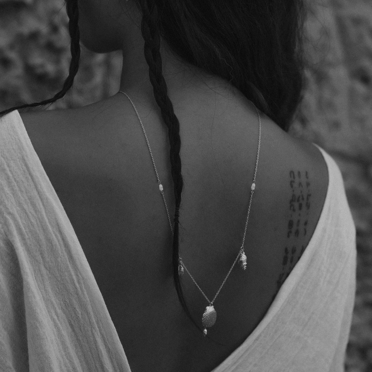 Calypso Pearl Necklace Silver