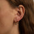 Birthstone Marquise Stud Solid Gold