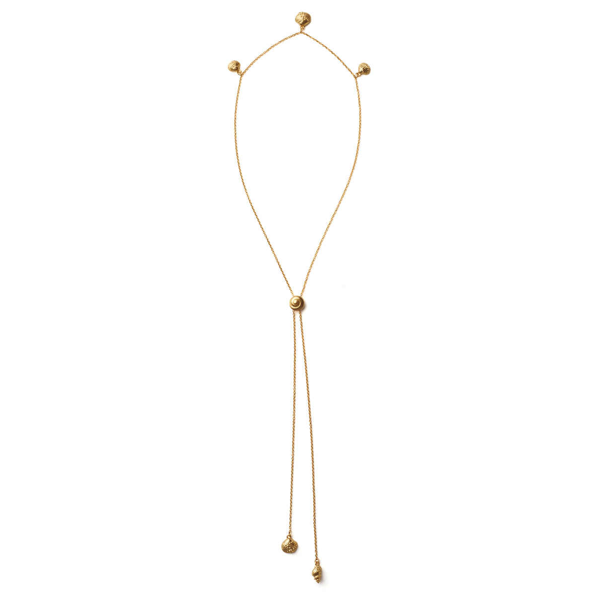 Inanna Spiral Bolero Necklace Gold