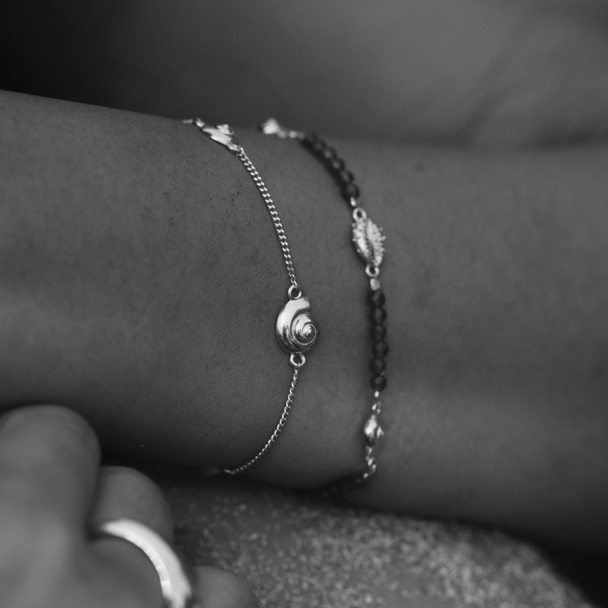 Inanna Spiral Fine Bracelet Silver