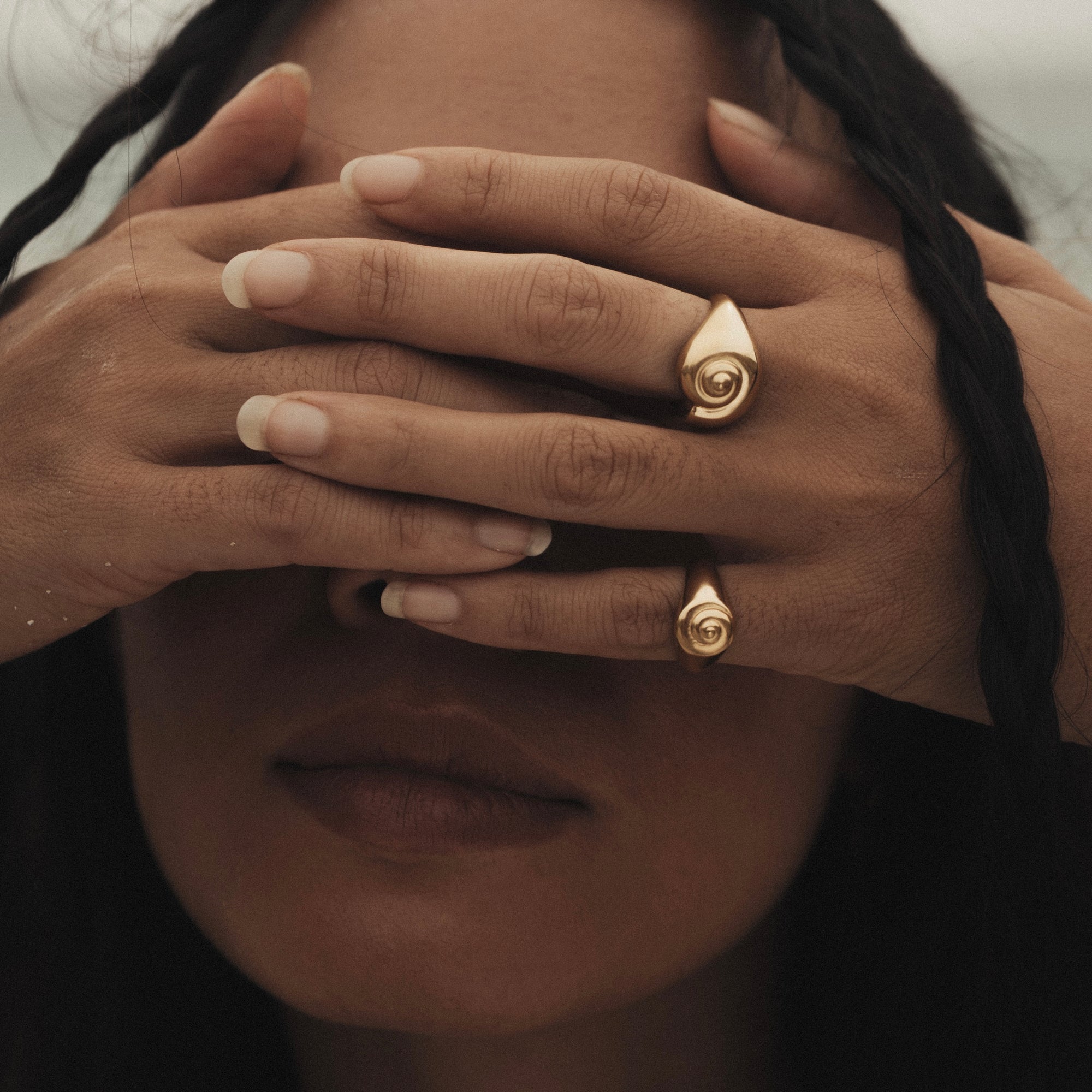 Inanna Spiral Ring Gold
