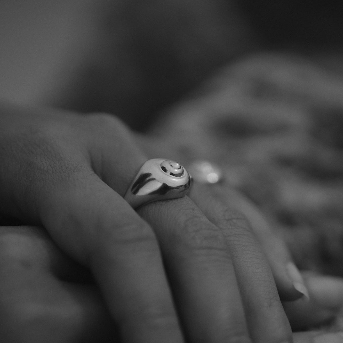 Inanna Spiral Ring Silver