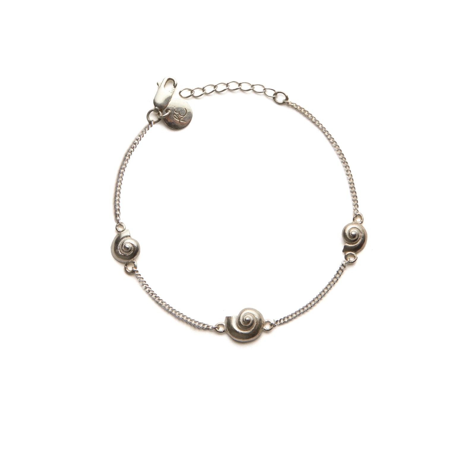 Inanna Spiral Fine Bracelet Silver