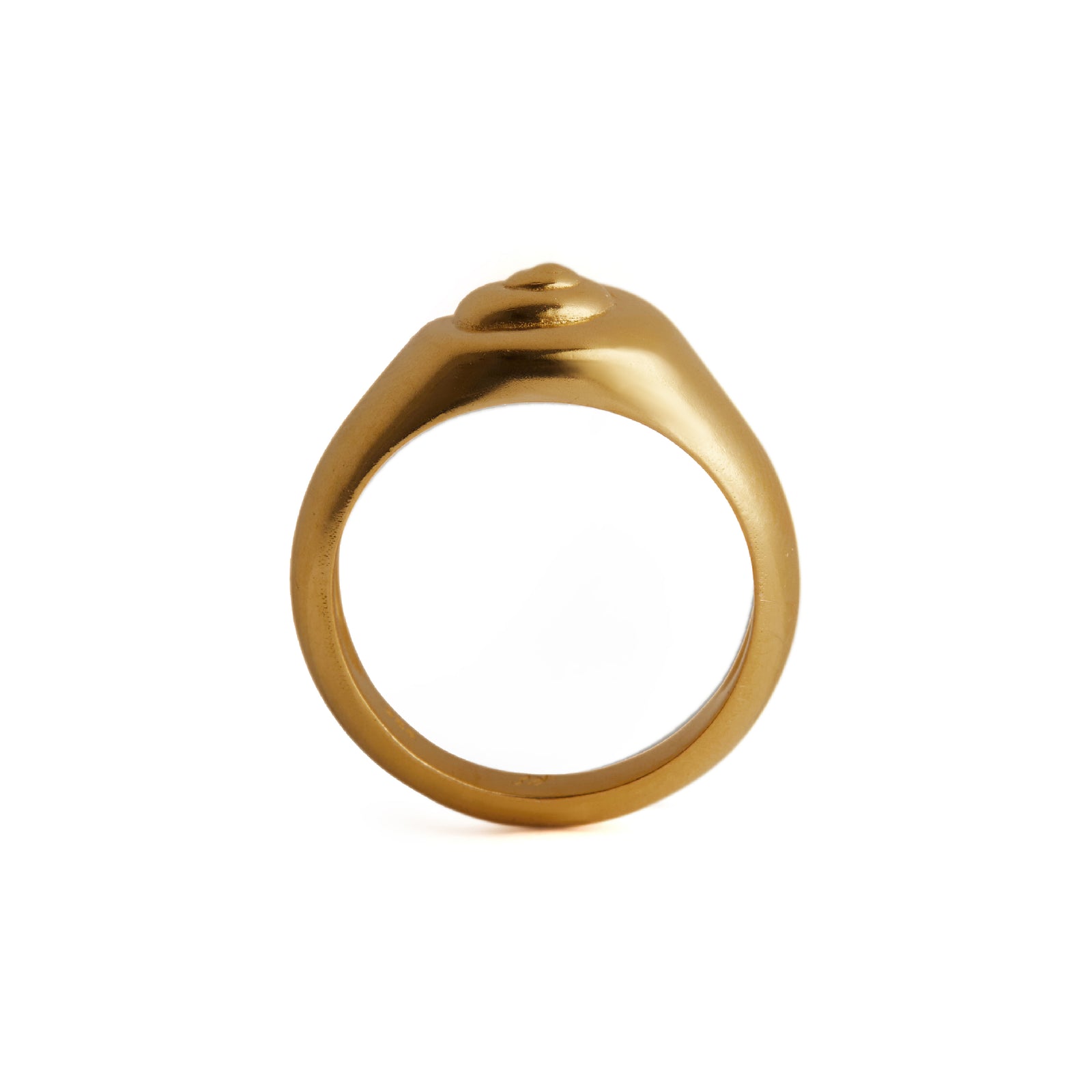 Inanna Spiral Pinky Ring Solid Gold