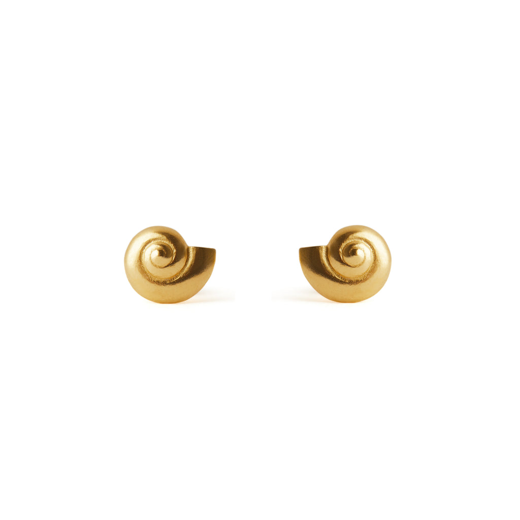 Inanna Spiral Stud Earrings