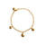Inanna Spiral Charm Bracelet Gold
