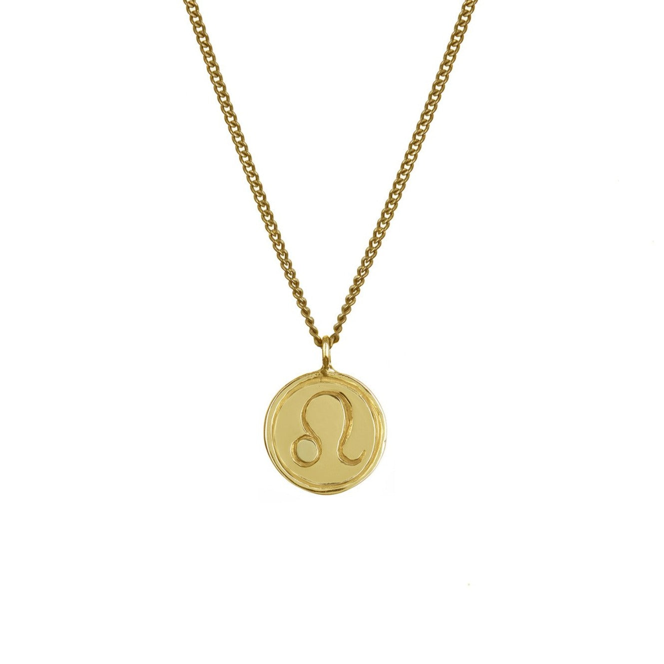 Zodiac Pendant Solid Gold