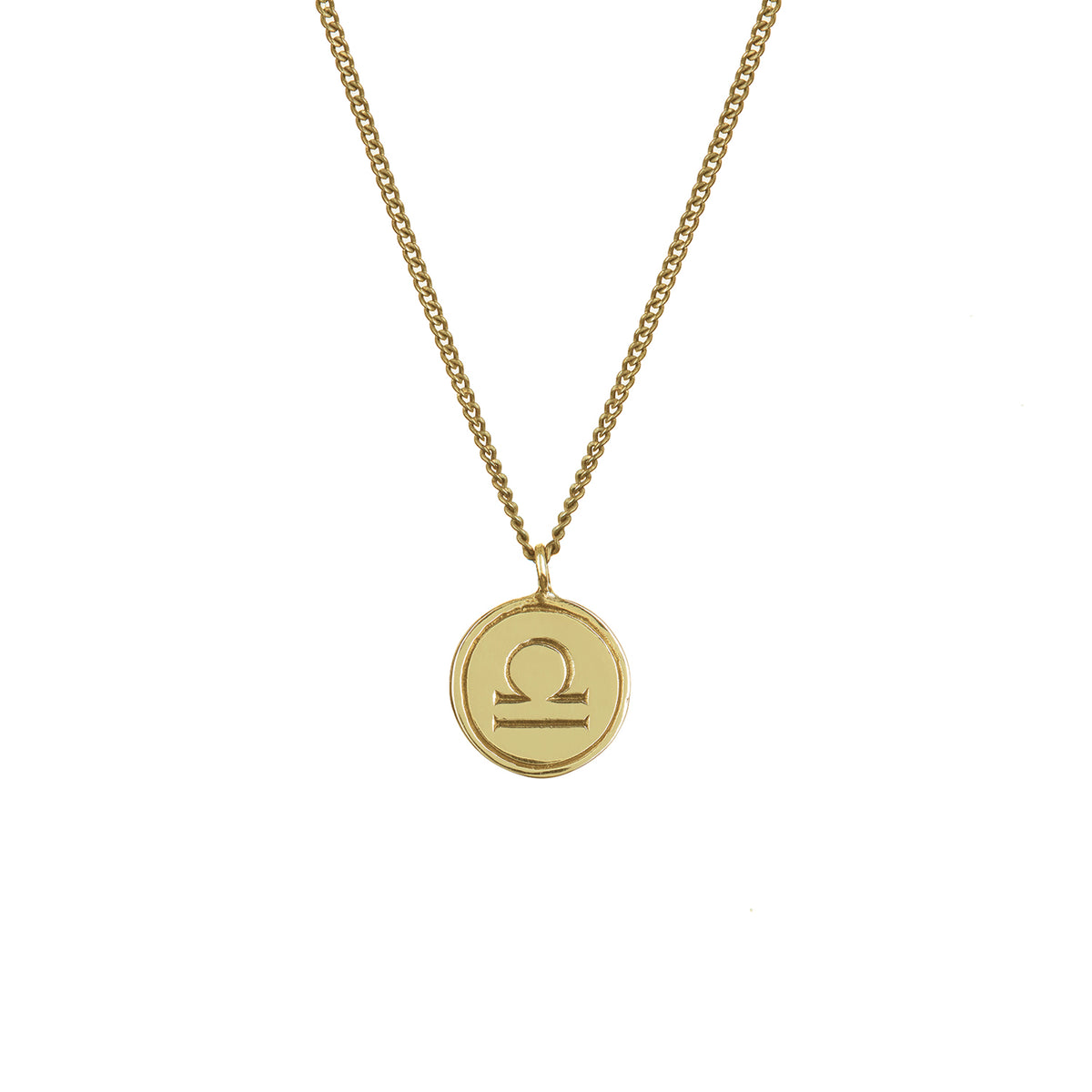 Zodiac Necklace Solid Gold