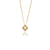 Cube Mini Necklace Solid Gold