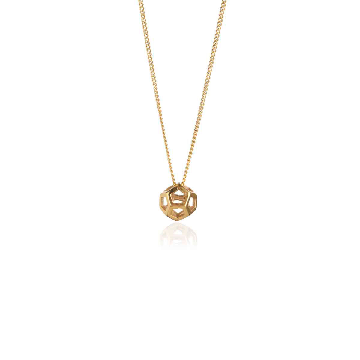 Dodeca Mini Pendant Solid Gold