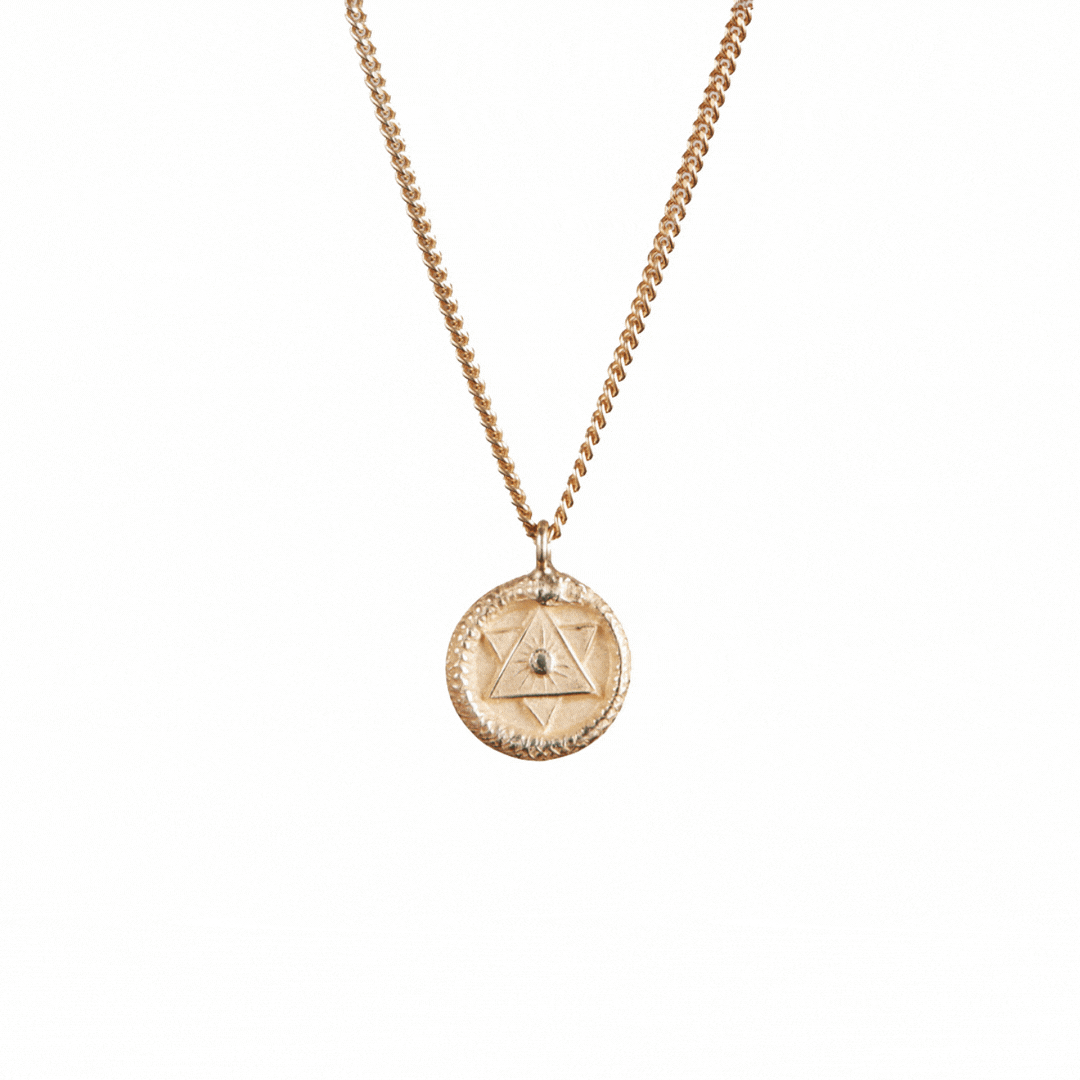 Ouroboros Necklace Solid Gold