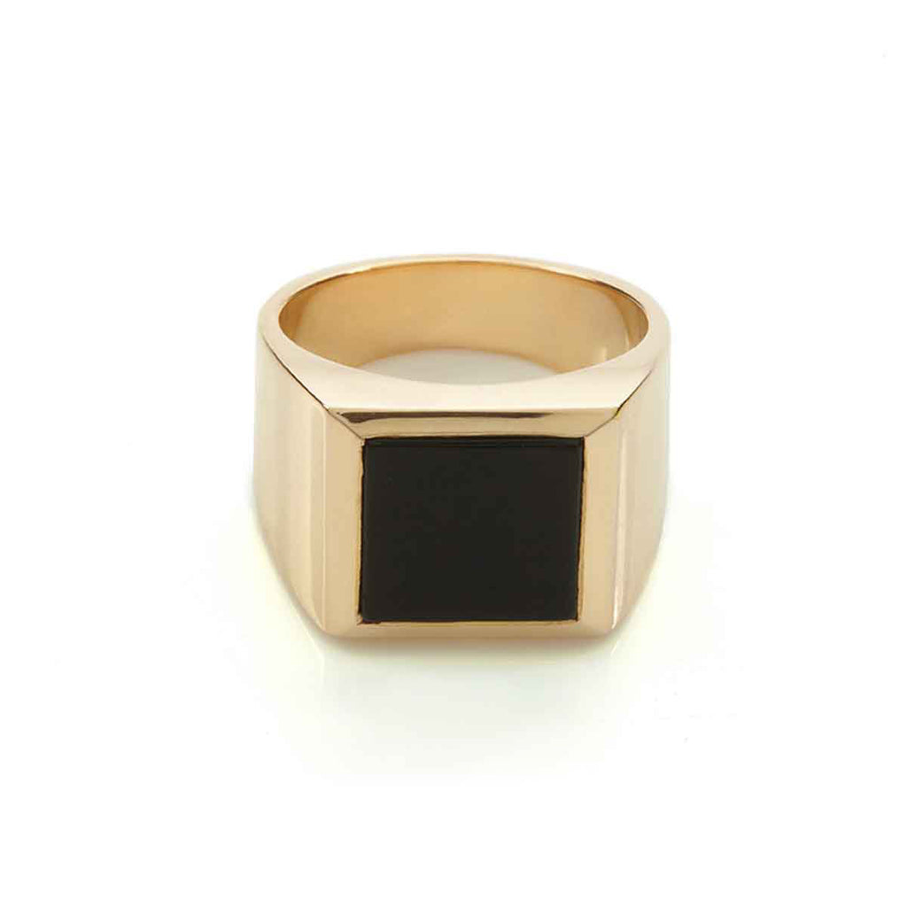 Plato Onyx Ring Solid