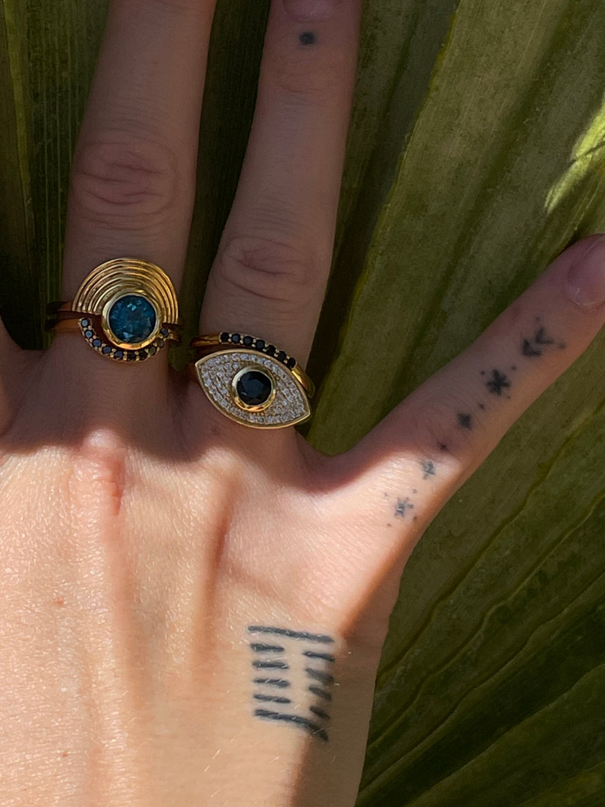 Interstellar Fine Stack Topaz Solid Gold