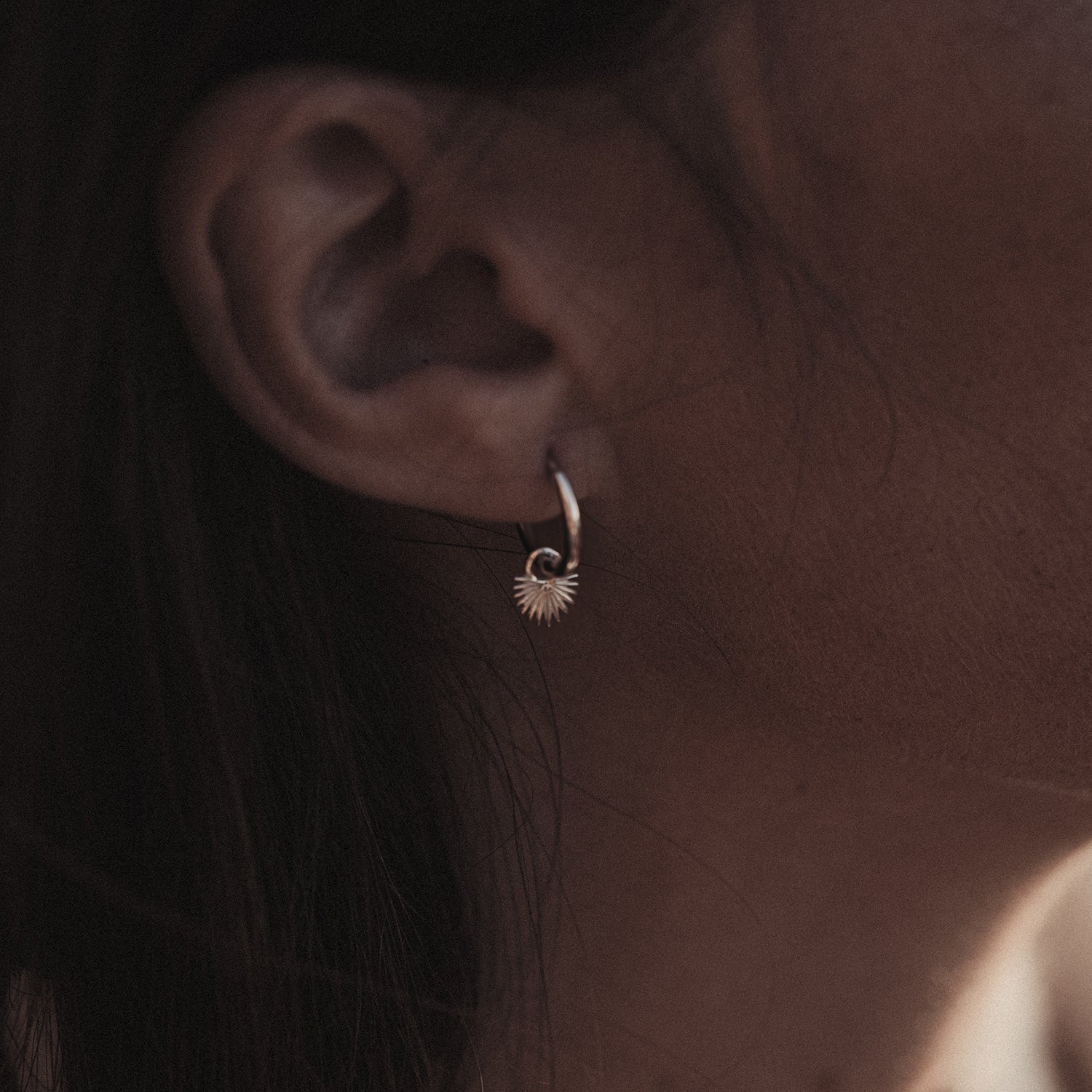 Ishtar Mini Hoop Earrings Gold