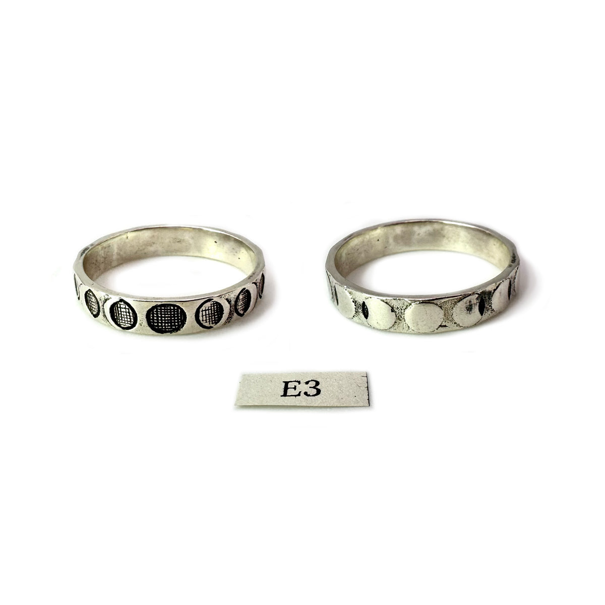 REnew - Moon Phases Band Ring Silver