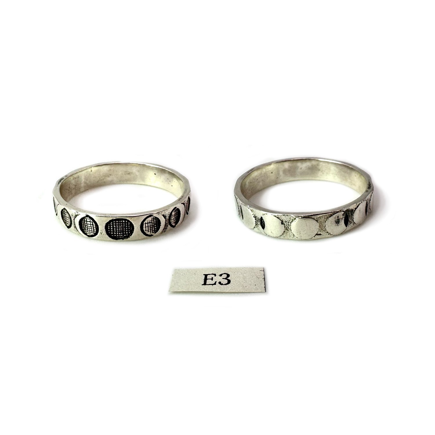 REnew - Moon Phases Band Ring Silver