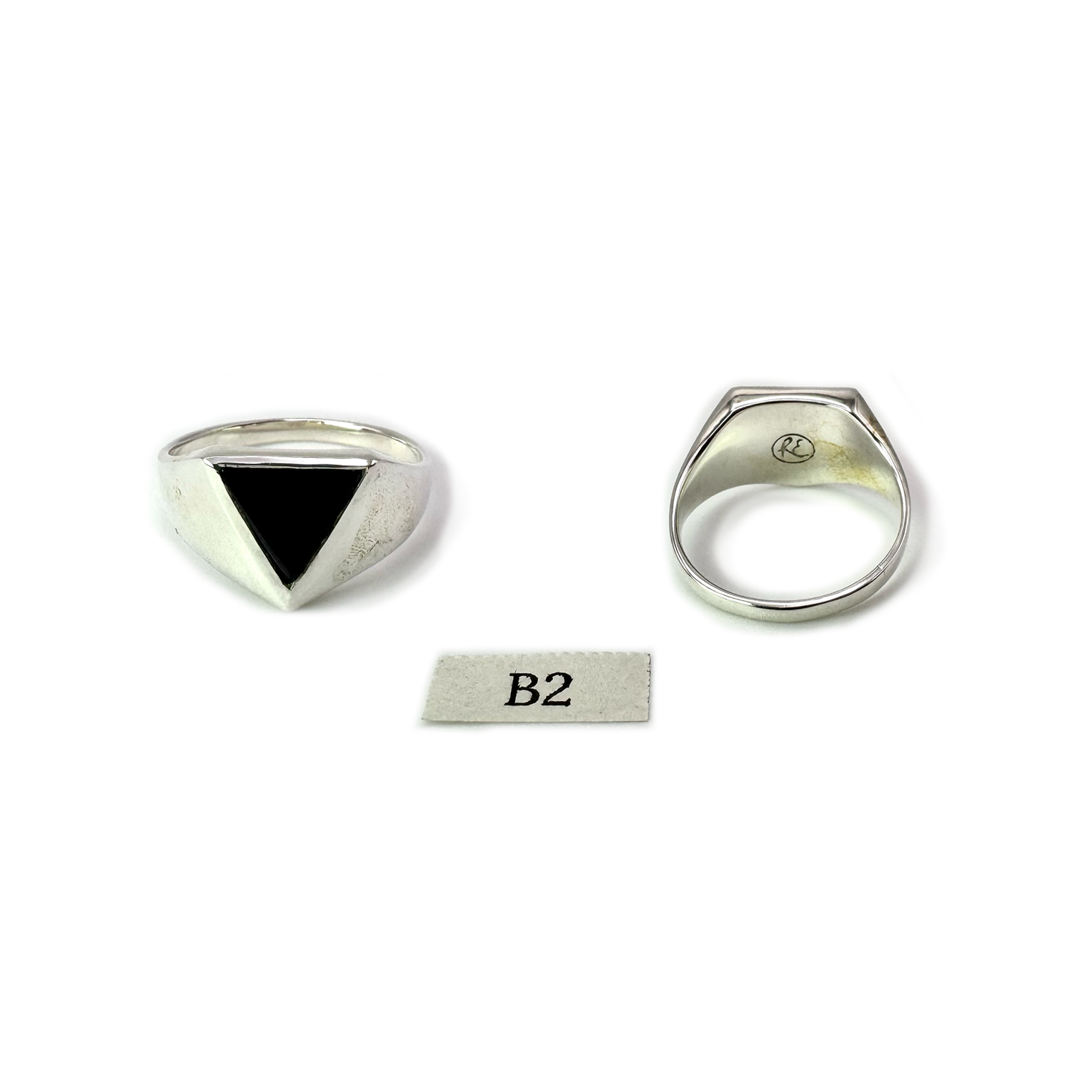 REnew - Pythagorus Onyx Ring Silver