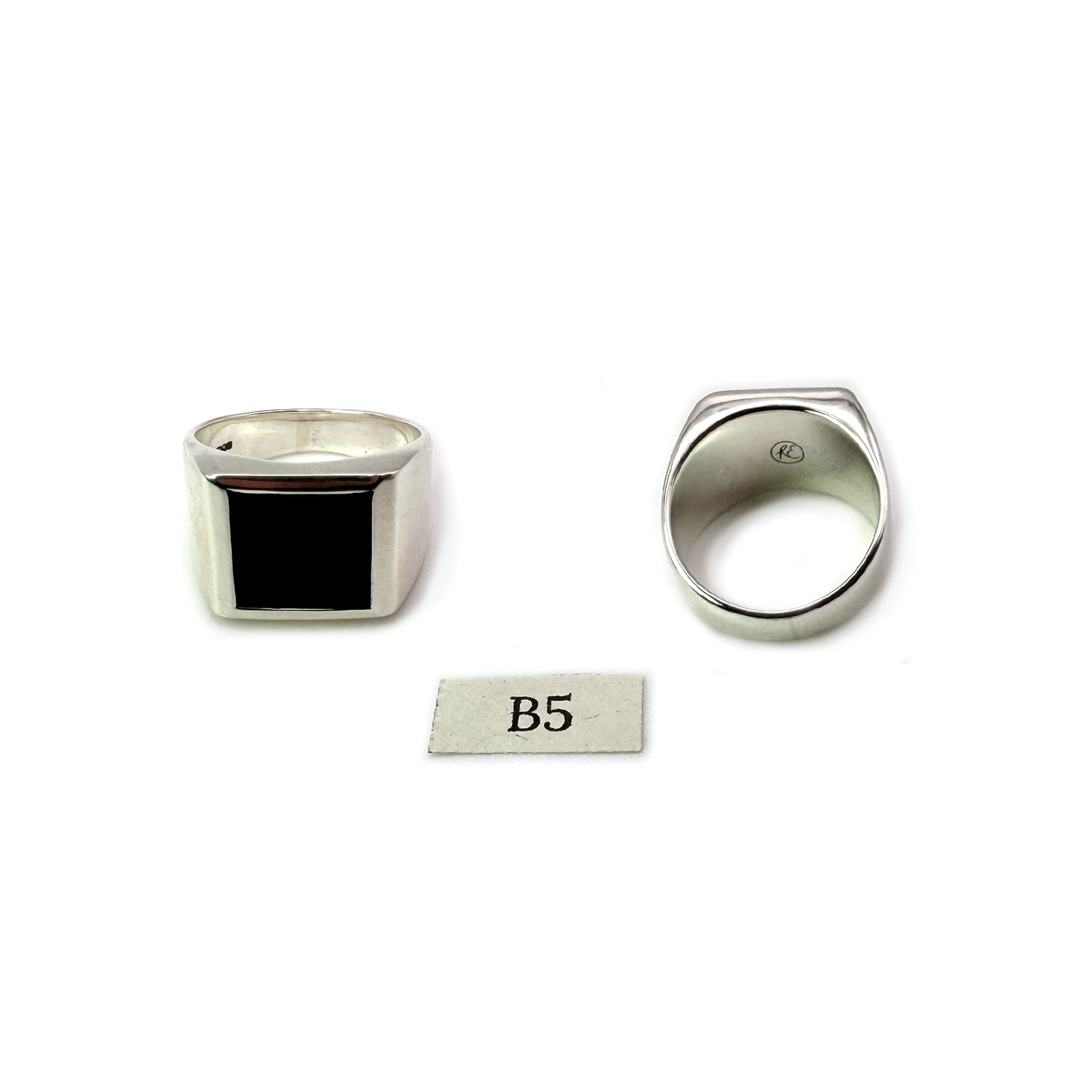 REnew - Plato Onyx Ring Silver