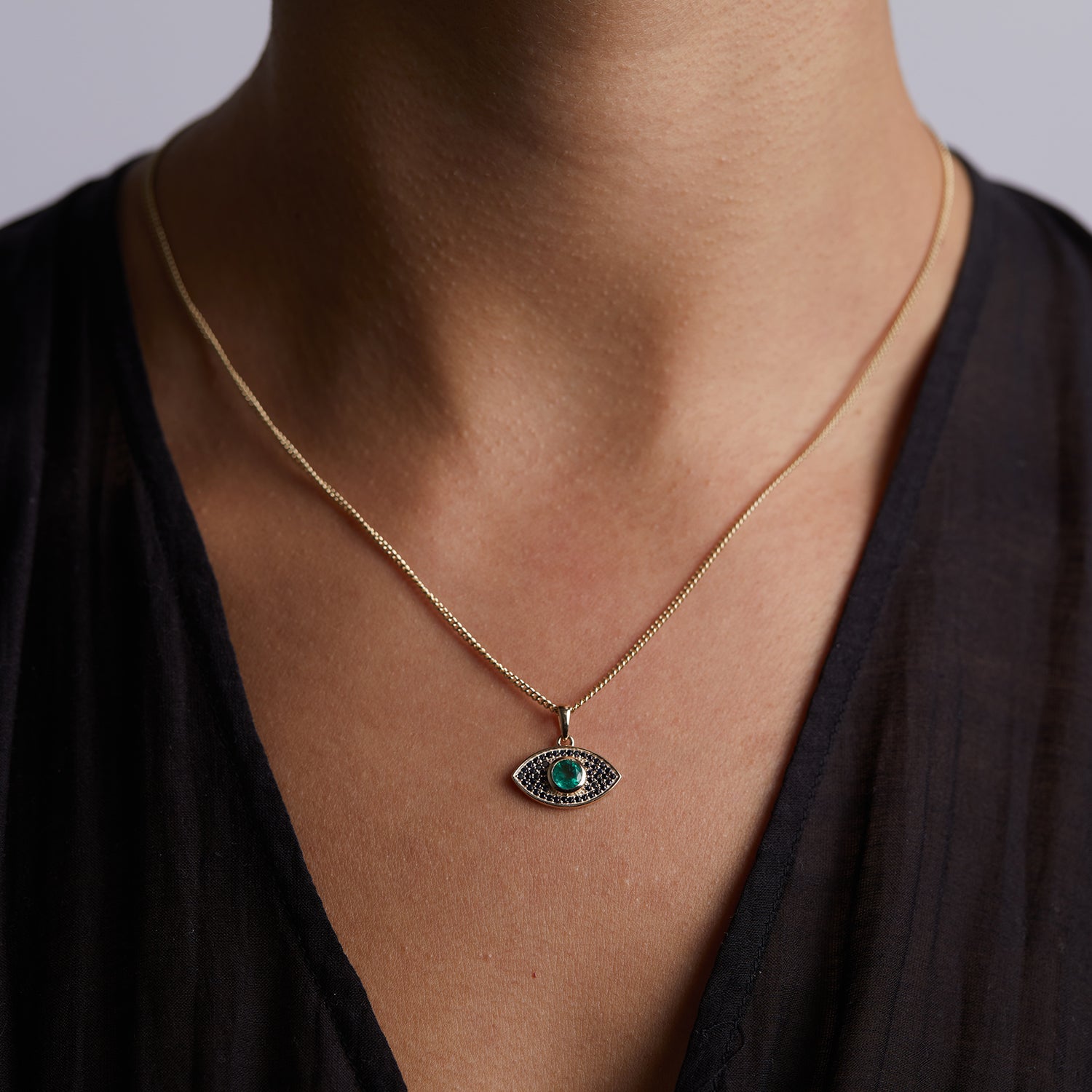 Rays of Light Fine Necklace Solid Gold